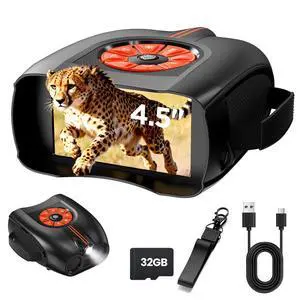 4K Night Vision Goggles for Adults: 4.5" IPS Screen Binoculars with 10X Zoom - Gifts for Men Dad Husband Boy Friend - 2624FT Digital Infrared Binocular for Camping Wildlife - Tech Gadgets Telescope 4K Night Vision Goggles for Adults: 4.5" IPS Screen Binoculars with 10X Zoom - Gifts for Men Dad Husband Boy Friend - 2624FT Digital Infrared Binocular for Camping Wildlife - Tech Gadgets Telescope