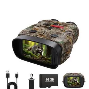 Night Vision Goggles for Kids with Memory Card, 8X Zoom Kids Night Vision Binoculars - 1080P HD Digital Camera, Great Birthday Gifts for 3-8 Year Olds.Camouflage Night Vision Goggles for Kids with Memory Card, 8X Zoom Kids Night Vision Binoculars - 1080P HD Digital Camera, Great Birthday Gifts for 3-8 Year Olds.Camouflage