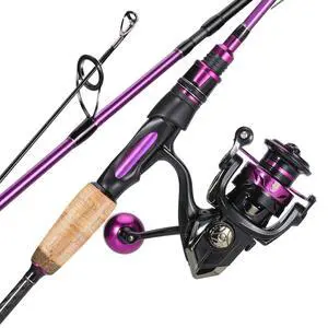 Spinning Combo, Medium Heavy Fishing Pole and 2000 Spinning Reel Set, Fishing Rod and Reel Commbo for Bass Fishing Tackle Spinning Combo, Medium Heavy Fishing Pole and 2000 Spinning Reel Set, Fishing Rod and Reel Commbo for Bass Fishing Tackle