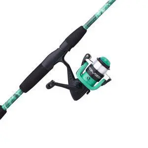 Reverb Spinning Reel and Fishing Rod Combo Durable Tubular Glass Rod Blank Construction, EVA Handle Reverb Spinning Reel and Fishing Rod Combo Durable Tubular Glass Rod Blank Construction, EVA Handle
