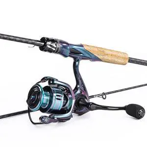 Souagyilang Spinning Fishing Rod Reel Combos,2-Section 5.9Ft Light Weight Spinner Rod with Powerful Fishing Gear for Freshwater Present for Anglers Souagyilang Spinning Fishing Rod Reel Combos,2-Section 5.9Ft Light Weight Spinner Rod with Powerful Fishing Gear for Freshwater Present for Anglers