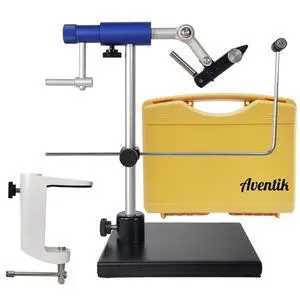 TrueGrip Fly Tying Vise with 360° Rotary Function Smooth Ball Bearing System, Adjustable Tension, Durable Hook Jaws (Fits 26 to 4/0) TrueGrip Fly Tying Vise with 360° Rotary Function Smooth Ball Bearing System, Adjustable Tension, Durable Hook Jaws (Fits 26 to 4/0)