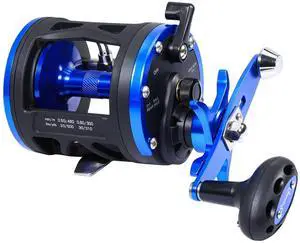 Trolling Reel & Conventional Fishing Reel - Saltwater Level Wind Reel with Smooth Drag, Heavy Duty Boat & Ocean Fishing Reel for Sea Bass, Grouper, Salmon Trolling Reel & Conventional Fishing Reel - Saltwater Level Wind Reel with Smooth Drag, Heavy Duty Boat & Ocean Fishing Reel for Sea Bass, Grouper, Salmon