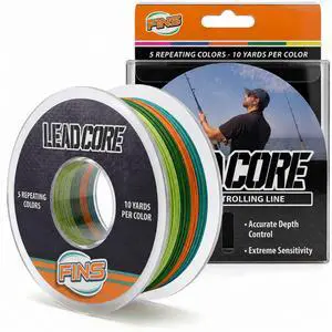 Lead Core Trolling Braided Fishing Line, Metered, Made in USA Lead Core Trolling Braided Fishing Line, Metered, Made in USA