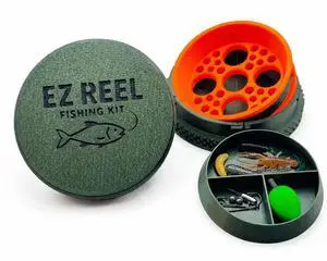 Pocket Size Handline Fishing Reel | Ultimate Compact Rodless Reel Fishing Kit for Hiking, Outdoors, and Adventure Pocket Size Handline Fishing Reel | Ultimate Compact Rodless Reel Fishing Kit for Hiking, Outdoors, and Adventure
