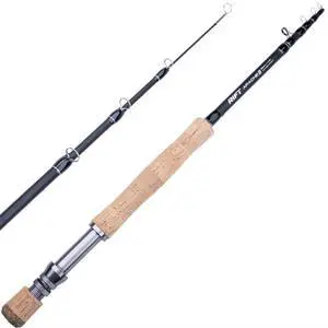 Apache II Fly Fishing Rod Carbon Fiber Telescopic Fishing Rod One-Piece Travel Fishing Rod Fast Action Fly Rod with Aluminum Reel Seat, Stainless Guides, and Folding Hook Keeper Apache II Fly Fishing Rod Carbon Fiber Telescopic Fishing Rod One-Piece Travel Fishing Rod Fast Action Fly Rod with Aluminum Reel Seat, Stainless Guides, and Folding Hook Keeper