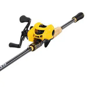 Baitcasting Fishing Combos, Carbon&Glass Fiber Composite 2 Piece Fishing Rods with Casting Reel- 6'0" Baitcasting Fishing Combos, Carbon&Glass Fiber Composite 2 Piece Fishing Rods with Casting Reel- 6'0"