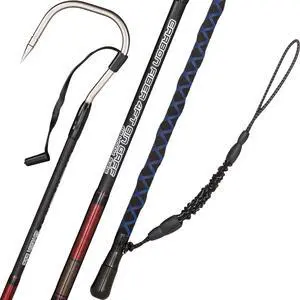 Fishing Gaff Saltwater Fish Gaff with S316 Stainless Steel Fishing Hook Carbon Fiber Fishing Gaff Fishing Gaff Saltwater Fish Gaff with S316 Stainless Steel Fishing Hook Carbon Fiber Fishing Gaff