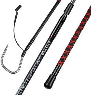 Fishing Gaff Saltwater Fish Gaff with S316 Stainless Steel Fishing Hook Carbon Fiber Fishing Gaff Fishing Gaff Saltwater Fish Gaff with S316 Stainless Steel Fishing Hook Carbon Fiber Fishing Gaff
