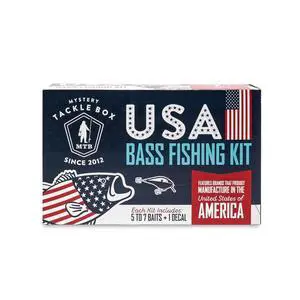 Mystery Tackle Box Freshwater Largemouth and Smallmouth Bass Lures Fishing Kit Mystery Tackle Box Freshwater Largemouth and Smallmouth Bass Lures Fishing Kit