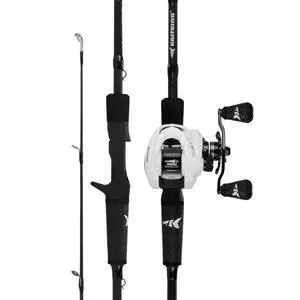 Crixus Fishing Rod and Reel Combo, High Performance Spinning & Baitcaster Combo, IM6 Graphite 2Pc Blanks, Zirconium Oxide Rings, SuperPolymer Handle, Lightweight Reel with Aluminum Spool Crixus Fishing Rod and Reel Combo, High Performance Spinning & Baitcaster Combo, IM6 Graphite 2Pc Blanks, Zirconium Oxide Rings, SuperPolymer Handle, Lightweight Reel with Aluminum Spool