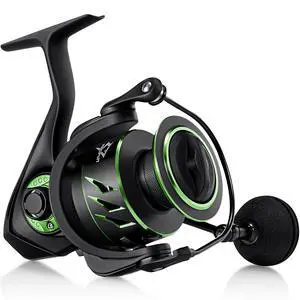 Viper X Spinning Reels, Carbon Fiber 33LBs Max Drag, 10+1 Shielded BB, Saltwater Freshwater Spinning Fishing Reel, 5.2:1/6.2:1 Viper X Spinning Reels, Carbon Fiber 33LBs Max Drag, 10+1 Shielded BB, Saltwater Freshwater Spinning Fishing Reel, 5.2:1/6.2:1
