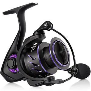 Viper X Spinning Reels, Carbon Fiber 33LBs Max Drag, 10+1 Shielded BB, Saltwater Freshwater Spinning Fishing Reel, 5.2:1/6.2:1 Viper X Spinning Reels, Carbon Fiber 33LBs Max Drag, 10+1 Shielded BB, Saltwater Freshwater Spinning Fishing Reel, 5.2:1/6.2:1