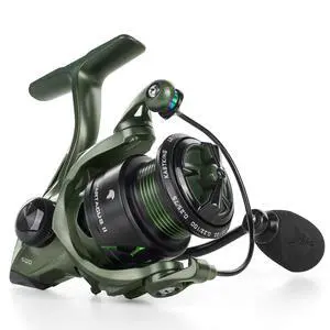 Spartacus II Spinning Reel Sealed Carbon Fiber 22LBs Max Drag 7+1 Stainless BB for Saltwater&Freshwater 5.2:1 Gear Ratio Size 500&1000 Perfect for Ice Fishing Spartacus II Spinning Reel Sealed Carbon Fiber 22LBs Max Drag 7+1 Stainless BB for Saltwater&Freshwater 5.2:1 Gear Ratio Size 500&1000 Perfect for Ice Fishing