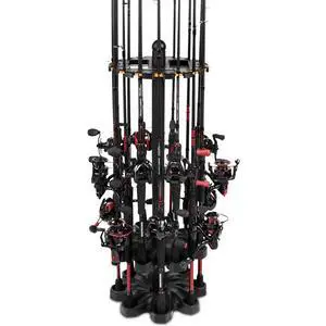 V16 Fishing Rod Holder for Garage, Floor Rack Holds Up to 16 Rods & Combos, Space-Saving Fishing Pole Organizer with Protective Foam, Durable ABS, Fishing Gear & Accessories Gift for Men V16 Fishing Rod Holder for Garage, Floor Rack Holds Up to 16 Rods & Combos, Space-Saving Fishing Pole Organizer with Protective Foam, Durable ABS, Fishing Gear & Accessories Gift for Men