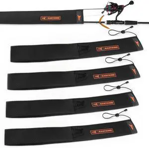 MeshGuard Rod Socks, Fishing Rod Sleeve, Neoprene Fishing Pole Sleeve, Fishing Rod Covers, Built-in Hanging Loop & Adjustable Lanyard, Fits Casting, Spinning, & Fly Rods MeshGuard Rod Socks, Fishing Rod Sleeve, Neoprene Fishing Pole Sleeve, Fishing Rod Covers, Built-in Hanging Loop & Adjustable Lanyard, Fits Casting, Spinning, & Fly Rods