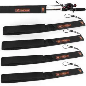 MeshGuard Rod Socks, Fishing Rod Sleeve, Neoprene Fishing Pole Sleeve, Fishing Rod Covers, Built-in Hanging Loop & Adjustable Lanyard, Fits Casting, Spinning, & Fly Rods MeshGuard Rod Socks, Fishing Rod Sleeve, Neoprene Fishing Pole Sleeve, Fishing Rod Covers, Built-in Hanging Loop & Adjustable Lanyard, Fits Casting, Spinning, & Fly Rods