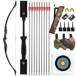 Archery Recurve Bow and Arrow Set for Adults/Youth/Teens Beginners | Left & Right Handed, 20/30/40lbs, Beginners, Target Practicing, Archery Archery Recurve Bow and Arrow Set for Adults/Youth/Teens Beginners | Left & Right Handed, 20/30/40lbs, Beginners, Target Practicing, Archery