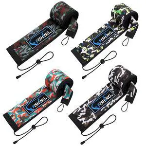Neoprene Fishing Rod Sleeves for Casting, Spinning, Trolling Pole - Protective Cover Rod Sock with Hanging Loop & Lanyard- Floating, Puncture Resistant, Lightproof Neoprene Fishing Rod Sleeves for Casting, Spinning, Trolling Pole - Protective Cover Rod Sock with Hanging Loop & Lanyard- Floating, Puncture Resistant, Lightproof