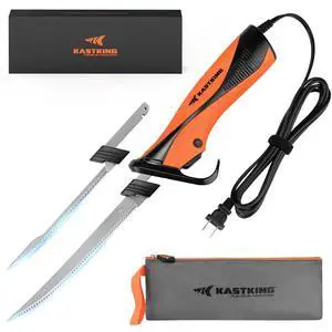 Speed Demon 110v Electric Fillet Knife, Precision Cut with High Torque Motor, ETL Certified Safety, Balanced Lightweight Handle, 2 Sets of Stainless-steel Blades Speed Demon 110v Electric Fillet Knife, Precision Cut with High Torque Motor, ETL Certified Safety, Balanced Lightweight Handle, 2 Sets of Stainless-steel Blades