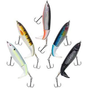 The Original Plopping Minnow 90mm 110mm 130mm - Fishing Lure for Bass Floating Whopper Rotating Topwater Crankbait Popper Lure Swimbait Plopper The Original Plopping Minnow 90mm 110mm 130mm - Fishing Lure for Bass Floating Whopper Rotating Topwater Crankbait Popper Lure Swimbait Plopper
