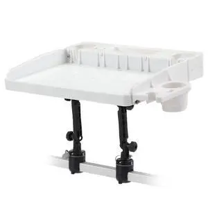 Bait Board Set with Mounts & Extenders White Cutting Board for Bass, Center Console, Pontoon Boats Great for Fishing, Filleting, Outdoor Cooking (Square Rail Mount Set) Bait Board Set with Mounts & Extenders White Cutting Board for Bass, Center Console, Pontoon Boats Great for Fishing, Filleting, Outdoor Cooking (Square Rail Mount Set)