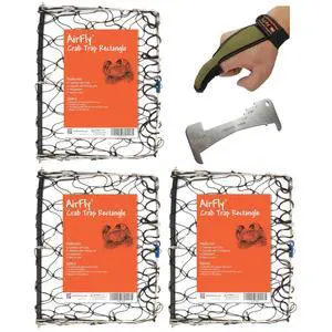 Foldable Castable Crab Trap - Crab Hawk & Crab Jaw Star Trap with Bait Clip - Portable Fishing Rod Crab Pot for Blue Crabs & Dungeness - Designed in USA Foldable Castable Crab Trap - Crab Hawk & Crab Jaw Star Trap with Bait Clip - Portable Fishing Rod Crab Pot for Blue Crabs & Dungeness - Designed in USA