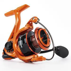 Lethal Blaze Spinning Fishing Reel, 17.6LBs Max Drag, 5.2:1 Gear Ratio, Ultra-Smooth Freshwater & Inshore Spinning Reel, CNC Aluminum Spool, Ideal for Bass & Trout Fishing Lethal Blaze Spinning Fishing Reel, 17.6LBs Max Drag, 5.2:1 Gear Ratio, Ultra-Smooth Freshwater & Inshore Spinning Reel, CNC Aluminum Spool, Ideal for Bass & Trout Fishing