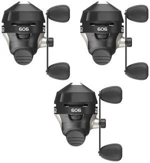 606 Spincast Fishing Reel, Size 60 Reel, Right-Hand Retrieve, Pre-Spooled with 20-Pound Fishing Line 606 Spincast Fishing Reel, Size 60 Reel, Right-Hand Retrieve, Pre-Spooled with 20-Pound Fishing Line