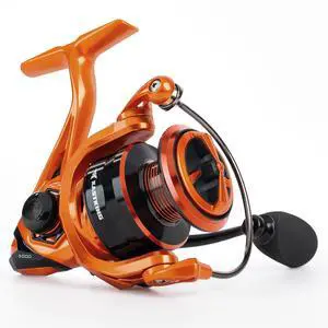 Lethal Blaze Spinning Fishing Reel, 17.6LBs Max Drag, 5.2:1 Gear Ratio, Ultra-Smooth Freshwater & Inshore Spinning Reel, CNC Aluminum Spool, Ideal for Bass & Trout Fishing Lethal Blaze Spinning Fishing Reel, 17.6LBs Max Drag, 5.2:1 Gear Ratio, Ultra-Smooth Freshwater & Inshore Spinning Reel, CNC Aluminum Spool, Ideal for Bass & Trout Fishing