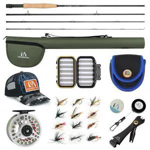 Maxcatch Extreme Fly Fishing Combo Kit 3/5/6/8 Weight, Starter Fly Rod and Reel Outfit, with a Protective Travel Case Maxcatch Extreme Fly Fishing Combo Kit 3/5/6/8 Weight, Starter Fly Rod and Reel Outfit, with a Protective Travel Case