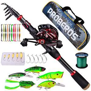 Fishing Rod and Reel Combo, 6.9ft Carbon Fiber Telescopic Fishing Pole with Spinning/Baitcasting Reel Combos, Sea Saltwater Freshwater Ice Bass Fishing Tackle Set Fishing Rods Kit Fishing Rod and Reel Combo, 6.9ft Carbon Fiber Telescopic Fishing Pole with Spinning/Baitcasting Reel Combos, Sea Saltwater Freshwater Ice Bass Fishing Tackle Set Fishing Rods Kit