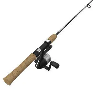 33 Cork Reel and Fishing Rod Combo, Graphite Rod with Cork Handle, QuickSet Anti-Reverse Fishing Reel with Bite Alert 33 Cork Reel and Fishing Rod Combo, Graphite Rod with Cork Handle, QuickSet Anti-Reverse Fishing Reel with Bite Alert