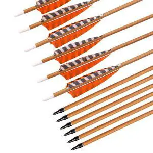 Elong 30" Archery Carbon Arrows Wood Camo Shaft Spine 600/700 Recurve Bows Turkey Feather Arrow Elong 30" Archery Carbon Arrows Wood Camo Shaft Spine 600/700 Recurve Bows Turkey Feather Arrow