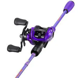 Baitcaster Combo IM6 Graphite M/MH 2-Piece Rod, Stainless Steel Guides with Ceramic Rings,6.3:1 Gear Ratio High Speed Reel for Bass,Walleye, Catfish, Panfish Fishin Baitcaster Combo IM6 Graphite M/MH 2-Piece Rod, Stainless Steel Guides with Ceramic Rings,6.3:1 Gear Ratio High Speed Reel for Bass,Walleye, Catfish, Panfish Fishin