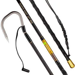 Carbon Fiber Fishing Gaff Saltwater Fish Gaff with S316 Stainless Steel Fishing Hook Carbon Fiber Fishing Gaff Saltwater Fish Gaff with S316 Stainless Steel Fishing Hook