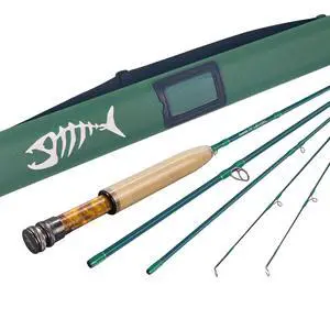 Stalker Fly Fishing Rod with Extra Tip and Rod Tube | Medium fast action 7.5/8/8.5ft; Fits 2/3/4wt; IM12 carbon blank; US Pac Bay hardware Stalker Fly Fishing Rod with Extra Tip and Rod Tube | Medium fast action 7.5/8/8.5ft; Fits 2/3/4wt; IM12 carbon blank; US Pac Bay hardware