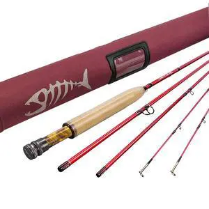 Stalker Fly Fishing Rod with Extra Tip and Rod Tube | Medium fast action 7.5/8/8.5ft; Fits 2/3/4wt; IM12 carbon blank; US Pac Bay hardware Stalker Fly Fishing Rod with Extra Tip and Rod Tube | Medium fast action 7.5/8/8.5ft; Fits 2/3/4wt; IM12 carbon blank; US Pac Bay hardware
