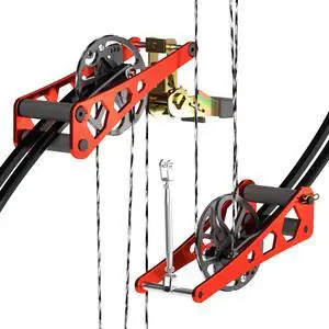 Handheld Bow Press, Archery Compound Bow Press, Universal Aluminum Alloy Bow Press for Compound Bow and Crossbow, Portable Ratchet Type Fine Tuning Tool with 51.2in Strap Handheld Bow Press, Archery Compound Bow Press, Universal Aluminum Alloy Bow Press for Compound Bow and Crossbow, Portable Ratchet Type Fine Tuning Tool with 51.2in Strap