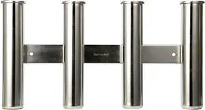 4 Tube Fishing Rod Rack Mirror Finish Stainless Steel 316 Wall / Side Mounted Rod Holder for Boat Yacht 4 Tube Fishing Rod Rack Mirror Finish Stainless Steel 316 Wall / Side Mounted Rod Holder for Boat Yacht