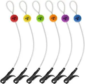 Cull Tags for Bass Fishing, Fish Culling System with 6 Color-Coded Tags, No Puncture Style Tournament Bass Fishing Accessories Cull Tags for Bass Fishing, Fish Culling System with 6 Color-Coded Tags, No Puncture Style Tournament Bass Fishing Accessories