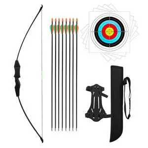 44" Bow and Arrow Set for Kids Children Outdoor Youth Recurve Bow Junior Archery Training for Kids Teams Game Gift 44" Bow and Arrow Set for Kids Children Outdoor Youth Recurve Bow Junior Archery Training for Kids Teams Game Gift