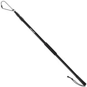 Telescopic Fishing Gaff Fiberglass Pole with Nonslip Rubber Handle | With Stainless Steel Hook with M8 Screw Telescopic Fishing Gaff Fiberglass Pole with Nonslip Rubber Handle | With Stainless Steel Hook with M8 Screw