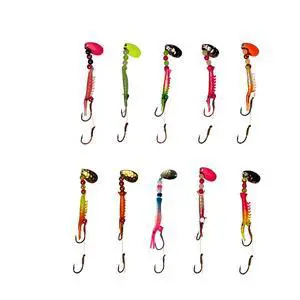 Kokanee Salmon Shrimp & Hoochies Fishing Lures - Multicolor Packs Including Micro Hoochies & Shrimp - Durable Plastic Construction with Sharp Octopus Hooks - Ideal for Kokanee & Trout Kokanee Salmon Shrimp & Hoochies Fishing Lures - Multicolor Packs Including Micro Hoochies & Shrimp - Durable Plastic Construction with Sharp Octopus Hooks - Ideal for Kokanee & Trout