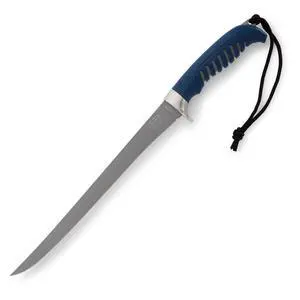 225 Silver Creek Fixed Fillet Knife, 9-5/8" Titanium Coated Flexible Blade, Anti-Slip Rubber Grip, Portable Fishing Knife for Saltwater & Freshwater, Fishing Gear, 5.3 oz 225 Silver Creek Fixed Fillet Knife, 9-5/8" Titanium Coated Flexible Blade, Anti-Slip Rubber Grip, Portable Fishing Knife for Saltwater & Freshwater, Fishing Gear, 5.3 oz