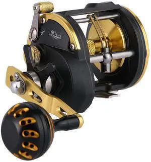 Trolling Reel Saltwater Level Wind Reels, Drag Reels Boat Fishing Ocean Fishing for Sea Bass Grouper Trolling Reel Saltwater Level Wind Reels, Drag Reels Boat Fishing Ocean Fishing for Sea Bass Grouper