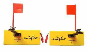 Planer Board (P007,P009),Includes Spring Flag System,Left&Right L8 xW3,L10 Xw3.5,Pair,Yellow Planer Board (P007,P009),Includes Spring Flag System,Left&Right L8 xW3,L10 Xw3.5,Pair,Yellow