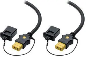 1903017 Battery End Cable Downrigger Accessory, 3-Foot, Black (Pack of 2) 1903017 Battery End Cable Downrigger Accessory, 3-Foot, Black (Pack of 2)