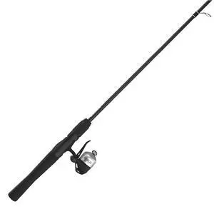33 Micro Spincast Reel and 2-Piece Fishing Rod Combo, 4.5-Foot Rod with Bonus Tackle Pack, QuickSet Anti-Reverse Fishing Reel with Bite Alert 33 Micro Spincast Reel and 2-Piece Fishing Rod Combo, 4.5-Foot Rod with Bonus Tackle Pack, QuickSet Anti-Reverse Fishing Reel with Bite Alert