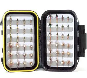 36/48 / 60 Premium Hand Tied Fly Fishing Flies Assortment Kit | Dry/Wet/Nymph/Streamer/Terrestrial/Leech/Popper/Woolly Bugger Flies Set for Trout/Bass/Salmon/Steelhead/Panfish 36/48 / 60 Premium Hand Tied Fly Fishing Flies Assortment Kit | Dry/Wet/Nymph/Streamer/Terrestrial/Leech/Popper/Woolly Bugger Flies Set for Trout/Bass/Salmon/Steelhead/Panfish